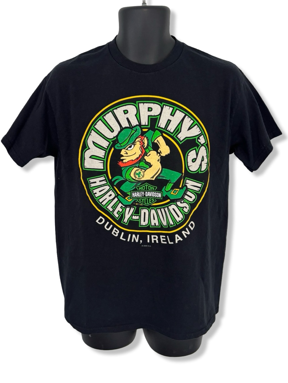 Murphy's Harley-Davidson Dublin Ireland Black Graphic Tee